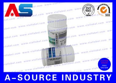 Winstrol 10 Pill Bottle Label Custom Design Adhesive Labels / Steriod Bottle Labeling For 50ml Jars