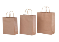 Στιβαρή χάρτινη τσάντα σε πακέτο, φιλική προς το περιβάλλον αποικοδομήσιμη χάρτινη τσάντα αγορών