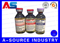 Φαρμακευτικό SGS σχεδίου συνήθειας εκτύπωσης ετικετών προϊόντων ετικετών μπουκαλιών γυαλιού, ISO 9001