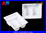 Λευκό χρώμα πλαστικό δίσκο για να κρατήσετε 2 × 2 ml φιαλίδιο για τη συσκευασία Semaglutide MOQ 100pcs