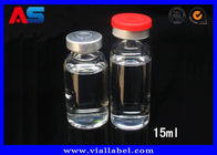Μπλε/άσπρα/μαύρα εμπορευματοκιβώτια γυαλιού 3ml 15ml φαρμακευτικά σωληνοειδή μικρά με τα καπάκια