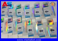 Μικρό φύλλο αλουμινίου ολογραμμάτων εκτύπωσης κιβωτίων αποθήκευσης φιαλιδίων μπουκαλιών 10ml γυαλιού με την ετικέτα, Boldenone Undecenoate
