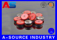 Πλαστικό κτύπημα αργιλίου από την ΚΑΠ 20mm κόκκινο χρώμα για τα εκχύσιμα φιαλίδια 22mm 10ml πλάτος 50mm ύψος