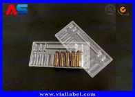Φαρμακευτική πλαστική συσκευασία φουσκαλών για το στεροειδή φιαλίδιο φιαλιδίων 3pcs 2mL γυαλιού/10pcs 2ml + 10ml