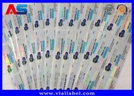Φαρμακείο Φαρμακευτικό Φιαλίδιο 10ml Φιαλίδιο Ετικέτες Λάζερ Ολόγραμμα + CMYK Εκτύπωση ετικετών για γυάλινα φιαλίδια