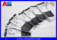 Αυτοκόλλητα πεπτίδια BPC Glass Vial Labels Printing Of 2ml Vial / 10ml Vial bottle φαρμακείο