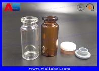 Σαφή μπουκάλια 10ml φιαλίδια 24mm πλάτος 45mm λίγου γυαλιού ψηλή χρήση για τη ΒΙΟ δοκιμή