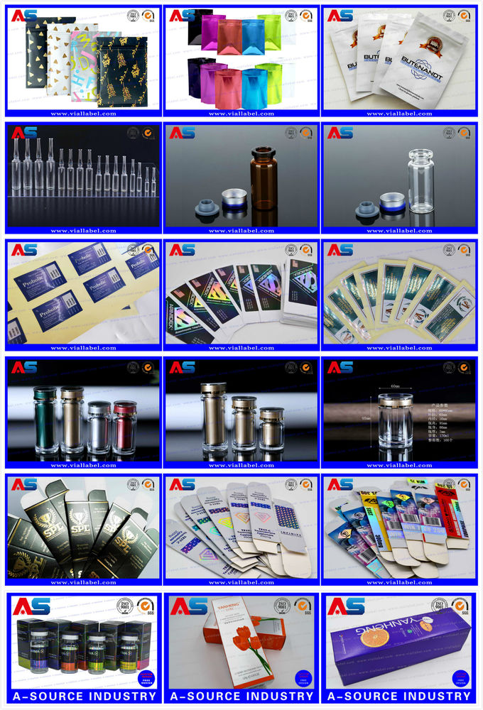 Ιατρικά μπουκάλια 2ml που συσκευάζουν τους διαφανείς δίσκους φουσκαλών PVC στο απόθεμα 10