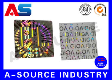 Μεγάλο 2D Hologram κενό Custom Holographic αυτοκόλλητα εκτύπωση Maker 20 x 20mm
