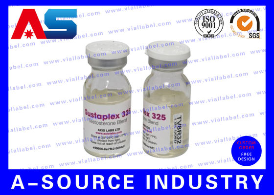 Για το Boldenene Undecylenate φιαλίδιο 10ml Προσαρμοσμένα αυτοκόλλητα ολόγραμμα Δυνατό κόλλημα Ετικέτες φιαλίδων 10ml με εφέ ολόγραμμα λέιζερ Προσαρμοσμένο μέγεθος