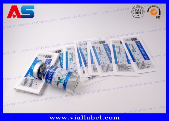 Ολογραφική εκτύπωση Πεπτίδιο 10 ml Ετικέτες φιαλιδίων Προσαρμοσμένο σχεδιασμό Προσαρμοσμένα αυτοκόλλητα μπουκαλιών