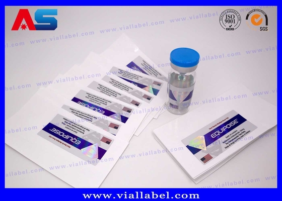 CMYK Λευκή Μαργαριταρένια Φόρμα 10ml Ετικέτα φιαλιδίου Για φιάλες ενέσεως
