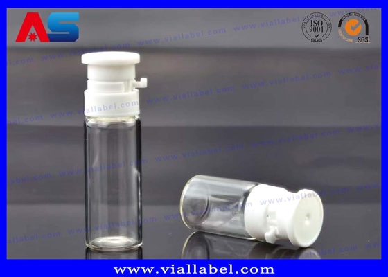 Ελαιόλαδα ομορφιάς 2ml 3ml 5ml 10ml Κλειδώστε το Πάνω Μικρά γυάλινα φιαλίδια με ξεριζώσιμο καπάκι εύκολη σύρση