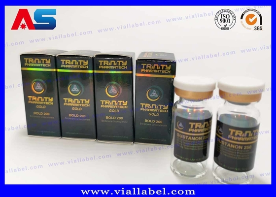 Προσαρμοσμένο δωρεάν σχεδιασμό 10ml μπουκάλι κουτιά για ετικέτες και φιαλίδια συσκευασία φαρμακευτική συσκευασία κουτί