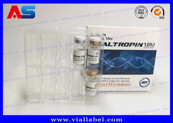 Somatropina Hcg Συσκευαστικό Χάρτινο Φιαλίδιο Ενέσεων Κουτί με Ετικέτα Για Συμπληρώματα ΜΑΣΙΚΟΣ