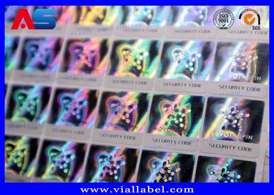 Προσαρμοσμένο 3D Holographic Sticker QR Code Ετικέτα Εκτύπωση και χρώμα