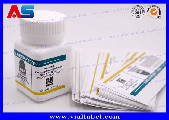 Πλαστικός ακίνδυνος για τα παιδιά σαφής ισχυρός συγκολλητικός αδιάβροχος μπουκαλιών χαπιών για την προφορική ταμπλέτα