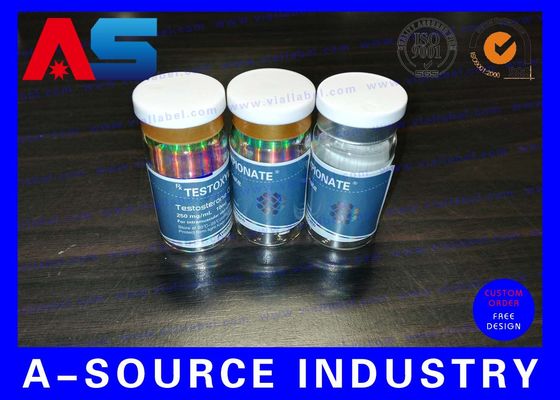 Ματ Φινίρισμα Αδιάβροχα Πλαστικά Αυτοκόλλητα Ετικέτες Φαρμακείου για πεπτίδια / Tirz