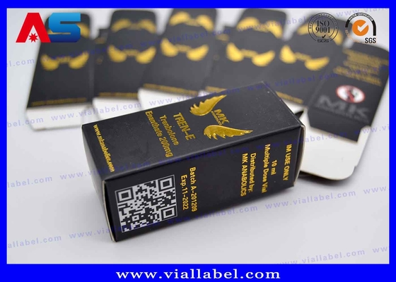 Προσαρμοσμένα κουτιά φιαλιδίων 10 ml με ματ και γυαλιστερή επικαλυπτική στρώση