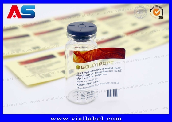 Οικονομικό Διαφανές Ετικέτα μπουκαλιού 10ml Διαφανές Ετικέτα φιαλιδίων 10ml Τυπωμένα με ειδικό σχεδιασμό