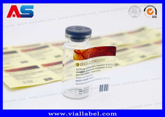 Διαφανή αυτοκόλλητα για φιαλίδια 10 ml Τυπωμένα κατά παραγγελία Made in China Διαφανή ετικέτες για φιαλίδια 10 ml Αδιάβροχα
