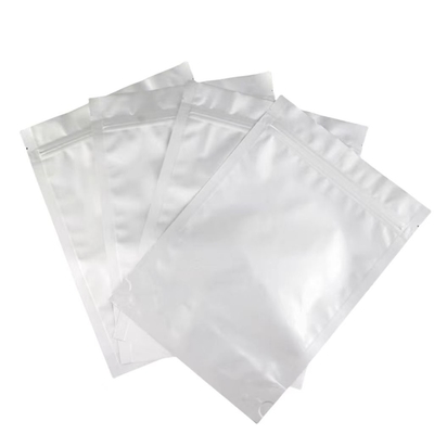Αλουμινίου φύλλο τσάντα MOQ 100pcs Αλουμινίου Ασημένιο Zip Lock τσάντα Για 50 δισκία