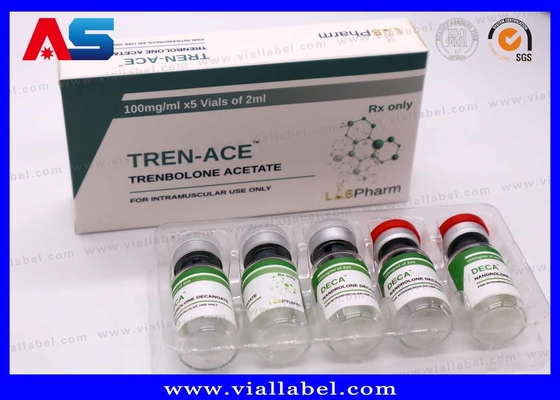 LabPharma Φαρμακευτικό Τυπωμένο 10 ml χαρτό κουτί και ετικέτα μπουκαλιού με συσκευασία φιαλιδίου