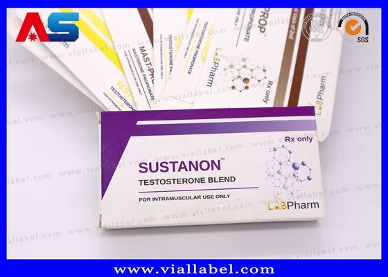 10 ml Μικρό κουτί για φιάλες ένεσης, Matt Προσαρμοσμένο φιαλίδιο δοκιμαστικού μείγματος Καρτόνια Εκτύπωση για φαρμακευτική συσκευασία