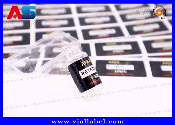 NAD+Labels , Metallic Gold Embossed Peptide Bottle Sticker,Small Bottle Label Injection Oils Stickers