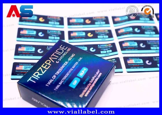 Μεταφορά με Express / Air / Sea / Truck / Train 3ml Hologram Box, 2ml Paper Box για Πεπτίδια Δωρεάν υπηρεσία σχεδιασμού
