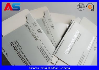 Somatropin Bodybuilding Hcg Ταμπλέτες Προσαρμοσμένο κουτί χάπια / κουτί φαρμάκων Κουτί χαρτιού Χρυσό φύλλο