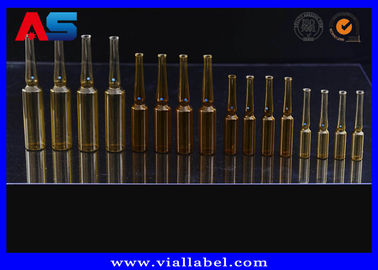 Sterial μαζικό 10ml 1ml 2ml γυαλιού φιαλιδίων ηλέκτρινο μπουκάλι εγχύσεων φιαλλιδίων ενδομυϊκό