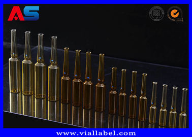 Sterial μαζικό 10ml 1ml 2ml γυαλιού φιαλιδίων ηλέκτρινο μπουκάλι εγχύσεων φιαλλιδίων ενδομυϊκό