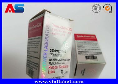 250g Πεπτίδια σε σκόνη 10ml Φιαλίδια Κουτιά Τυπωμένα με ειδική χρήση Αδιάβροχα φαρμακευτικά συσκευαστικά