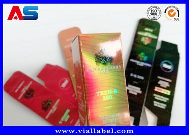 Χάρτινη αποθήκευση 10 ml Φιαλίδια Κουτιά για γυάλινα φιαλίδια Χολογράμματα Φαρμακευτικά μπουκάλια, ISO9001 φαρμακευτικές συσκευασίες