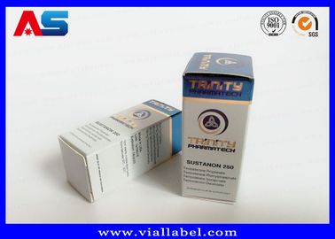 Η ελεύθερη συνήθεια Enanthate δοκιμής σχεδίου τύπωσε την παλαιά 10ml φιαλιδίων εκτύπωση ολογραμμάτων κιβωτίων ασημένια