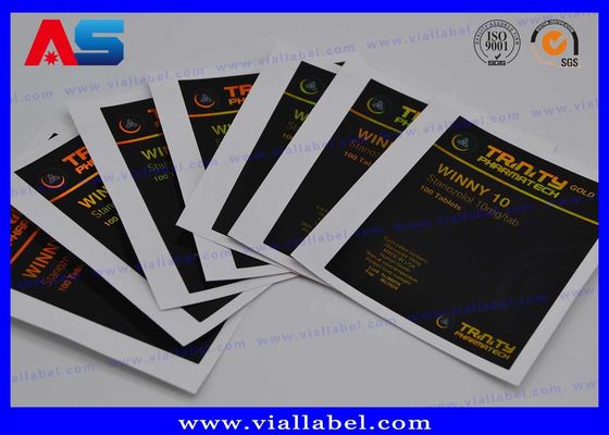 Ετικέτα αυτοκόλλητου φιαλιδίου / σακούλας με συνταγή λέιζερ ολογράμματος CMYK για φιάλη / σακούλα