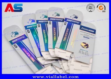 Κοσμητικά 20 ml φιαλίδια Κουτί Ασημένιο Ολόγραμμα Κουτί εκτύπωσης για φιαλίδια 10 ml