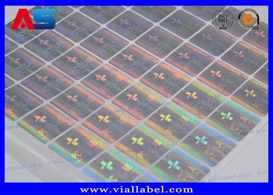 Μεγάλο 2D Hologram κενό Custom Holographic αυτοκόλλητα εκτύπωση Maker 20 x 20mm