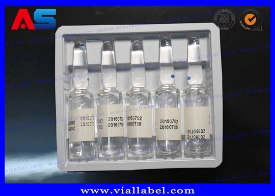 Ελαιά Αμπούλες 1ml πλαστική φουσκάλες συσκευασία PVC / PET υλικό λευκό χρώμα προσαρμοσμένο πλαστικό δίσκο
