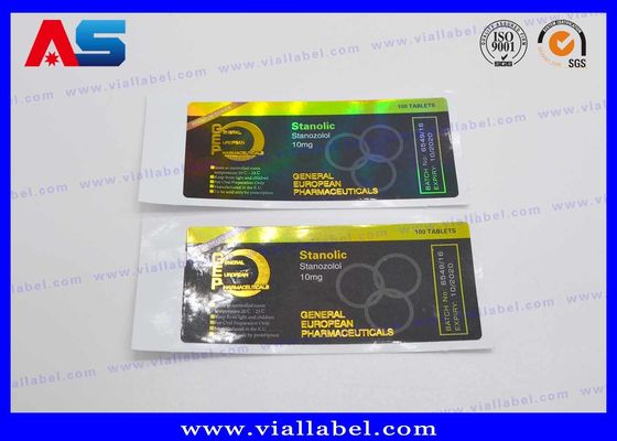 Ετικέτες φιαλίδων 10ml Laser Προσαρμοσμένες Αδιάβροχες Ετικέτες για Προϊόντα