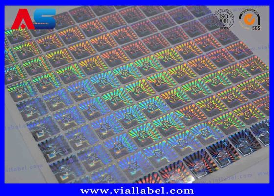 Ασφαλής QR Κώδικας Σειριακός αριθμός 3D Ολογραφικά αυτοκόλλητα Ολογράφη αυτοκόλλητο ασφαλείας
