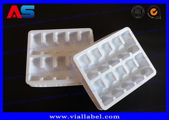 Φαρμακείο Λευκό 60C PVC Blister Τραπέζι 10 2 ml Φιαλίδια φαρμακείο συσκευασία με φουσκάλες