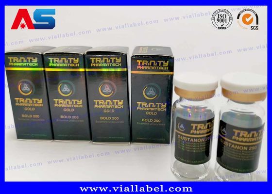Ετικέτες φιαλιδίων συνήθειας εκτύπωσης 10ml CMYK για τα μπουκάλια ιατρικής γυαλιού