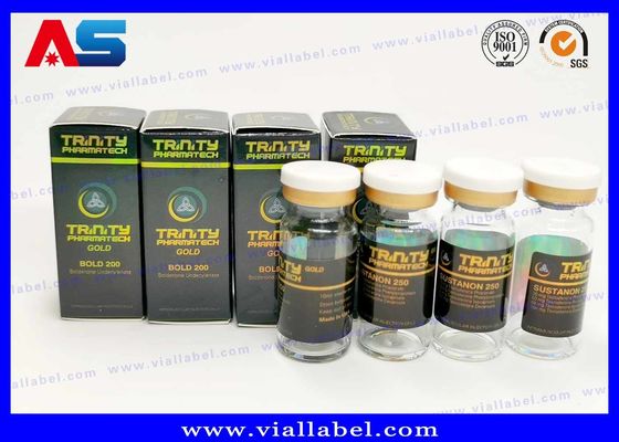 Ετικέτες φιαλιδίων συνήθειας εκτύπωσης 10ml CMYK για τα μπουκάλια ιατρικής γυαλιού