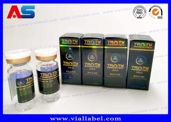 Εργαστήριο χρώματος Laser Hologram Panton μικρά μπουκάλια κιβώτια και ετικέτες bodybuilding συσκευασία κιβώτια