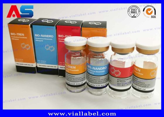 Κουρδιστισμός Cypionate Φαρμακευτικές ετικέτες 25x60mm ISO πιστοποιημένο για φιαλίδια 10ml
