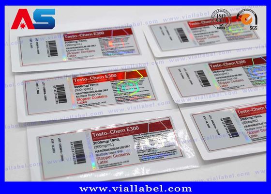 Ολόγραμμα ετικετών Pharma 10ml που τυπώνει τη φαρμακευτική συσκευασία για το αποστειρωμένο μπουκάλι εγχύσεων