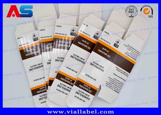 Κενά κιβώτια φιαλιδίων χαρτοκιβωτίων Pharma 10ml για τα μπουκάλια γυαλιού που κινούν την ιατρική ολογραμμάτων