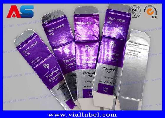 Φαρμακείο Χάρτινο Καρτόνι 10 ml Φιαλίδια Κουτιά Προσαρμοσμένες Ετικέτες Βινυλίου Για Εργαστηριακά Φιαλίδια 10 ml Ετικέτες Φιαλιδίων